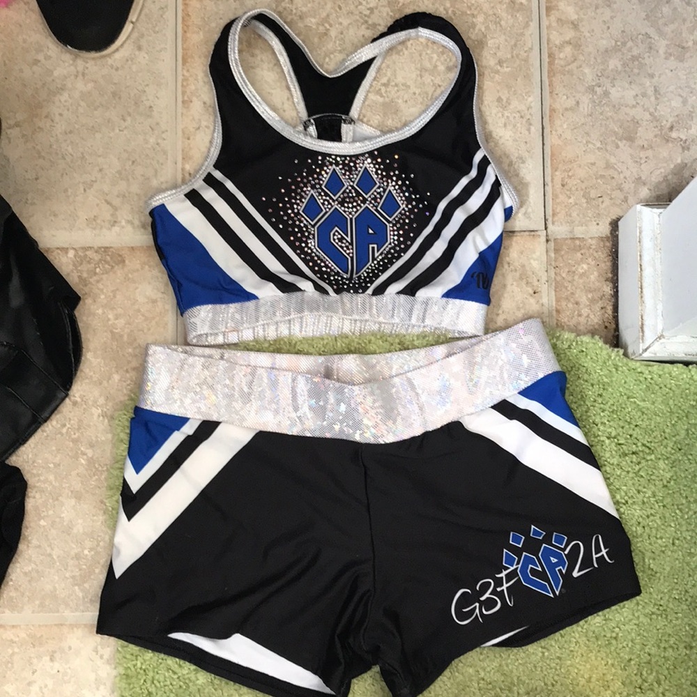 Cheer athletic practice wear set